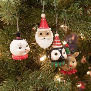 Johanna Parker - Set of 4 Christmas Holiday Ornaments